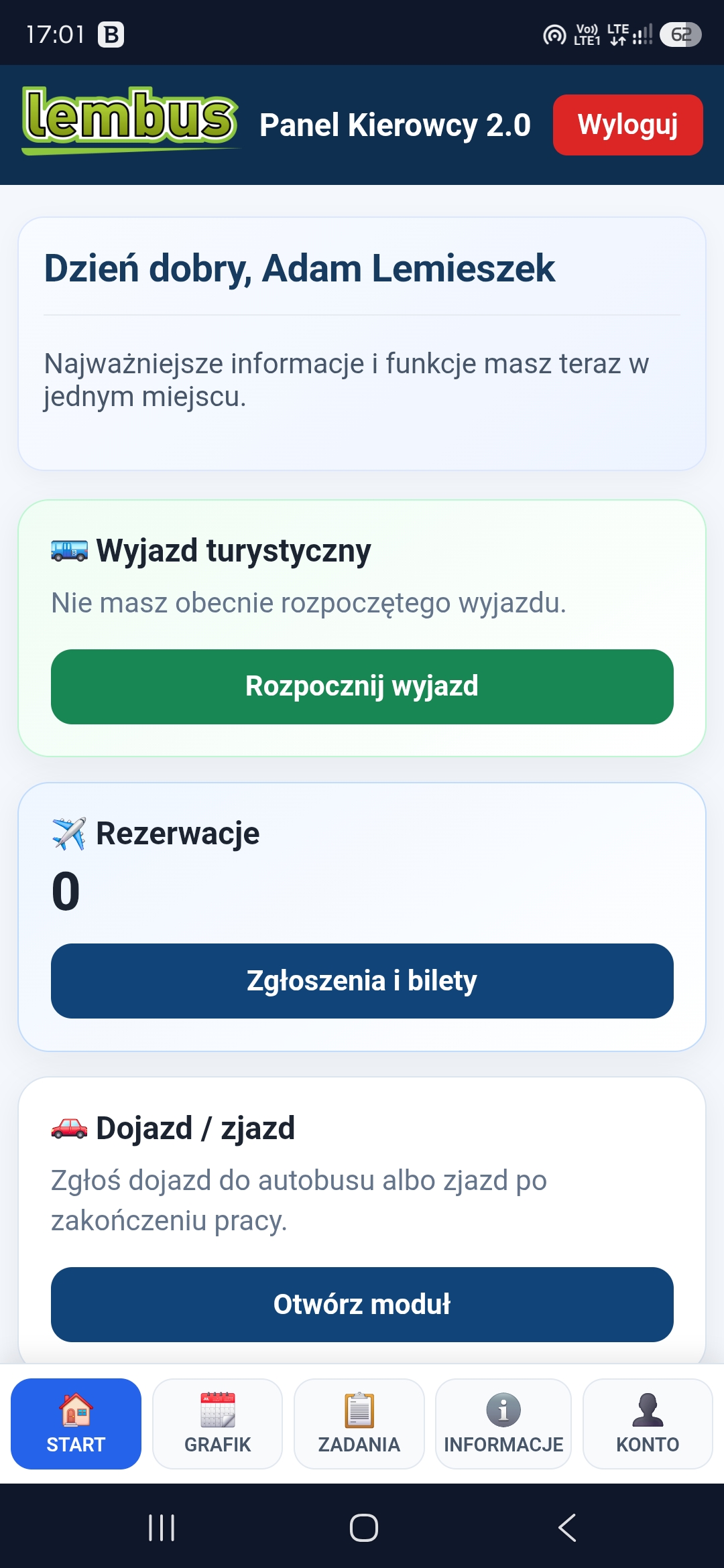 Lembus Panel Kierowcy